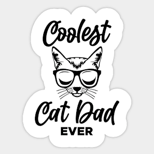 Father Of Cats Sticker